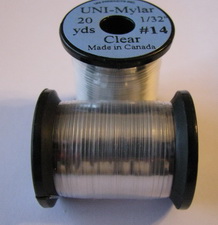 ������� ������ UNI mylar 13 yds 1/32 # 14 clear